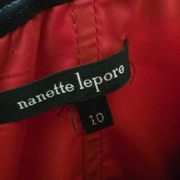 Nanette Lepore Knot So Fast Dress One-Shoulder Ruched Red Dress Size 10 - Picture 6 of 7